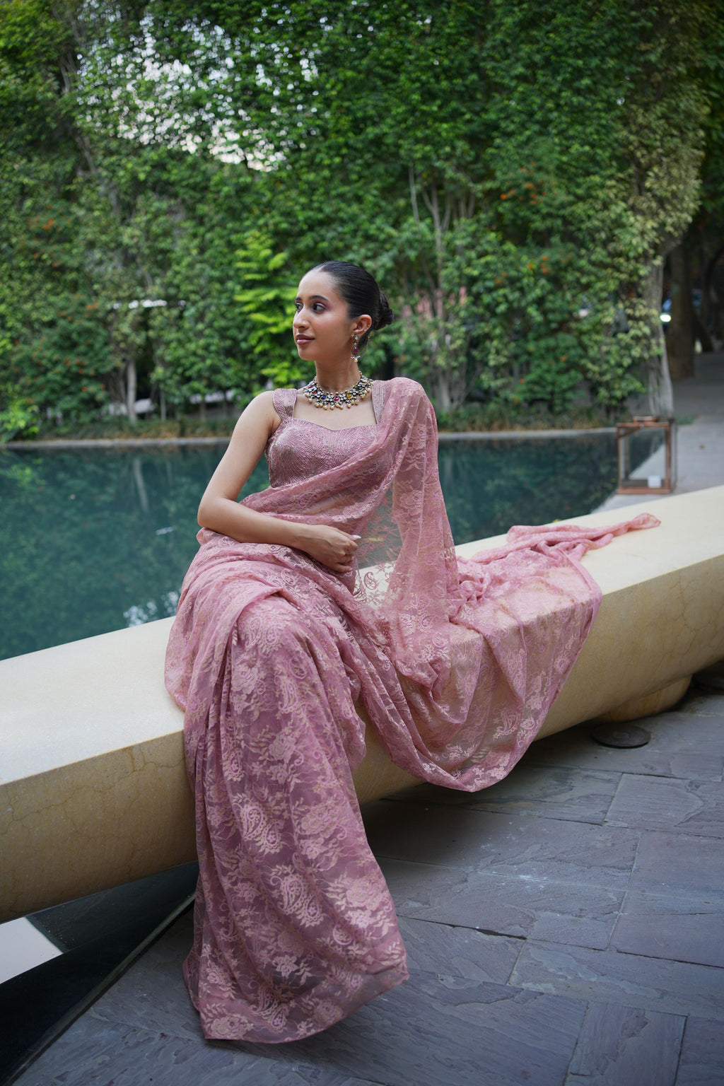 Blush Pink Saree