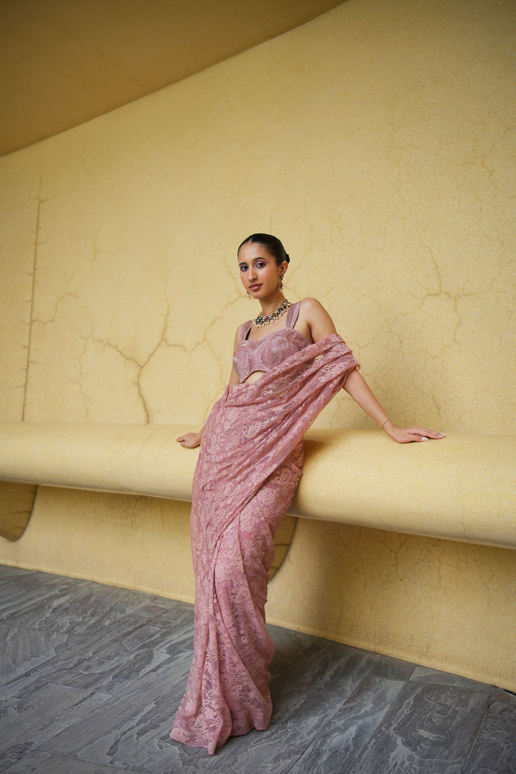 Blush Pink Saree