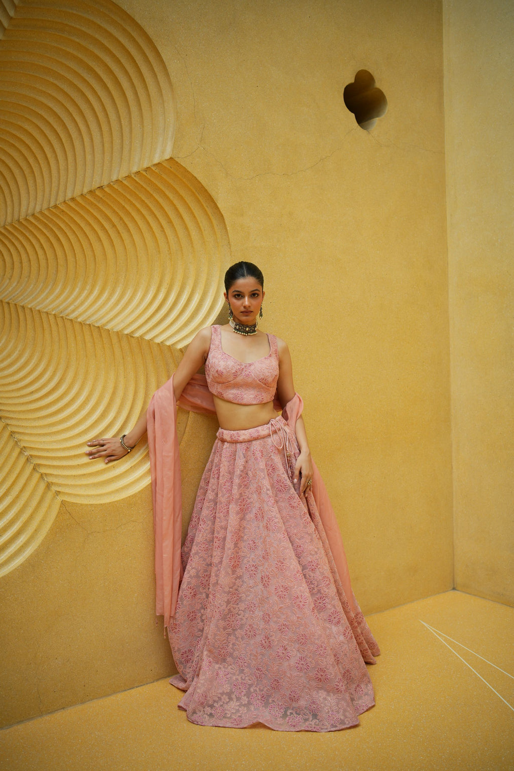 Blush Pink Lehenga Set