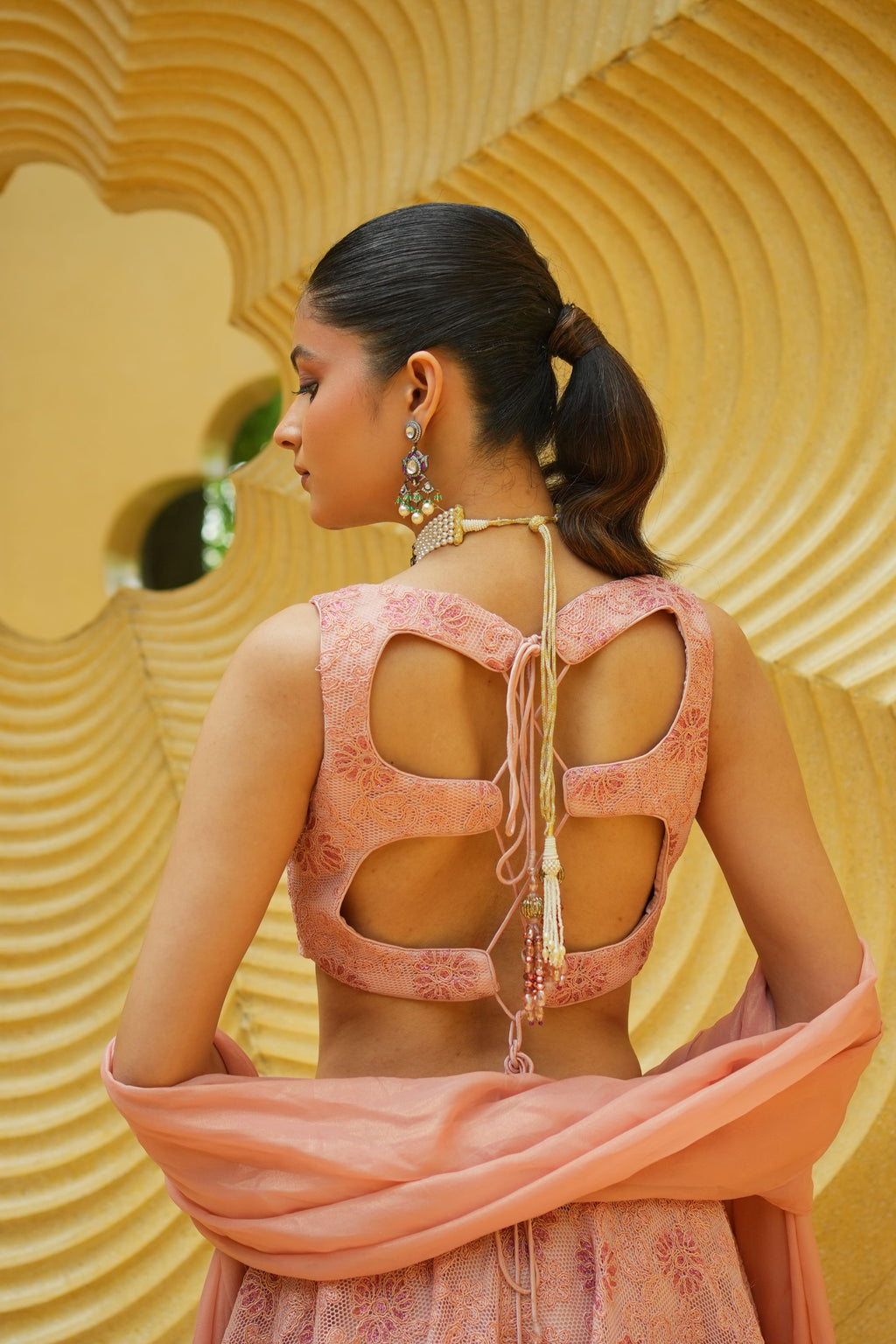 Blush Pink Lehenga Set