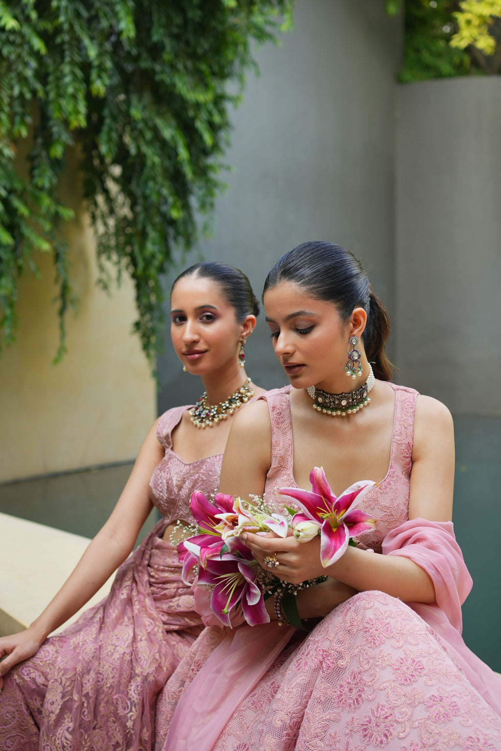 Blush Pink Lehenga Set