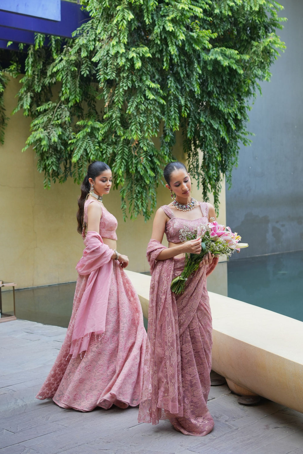 Blush Pink Lehenga Set