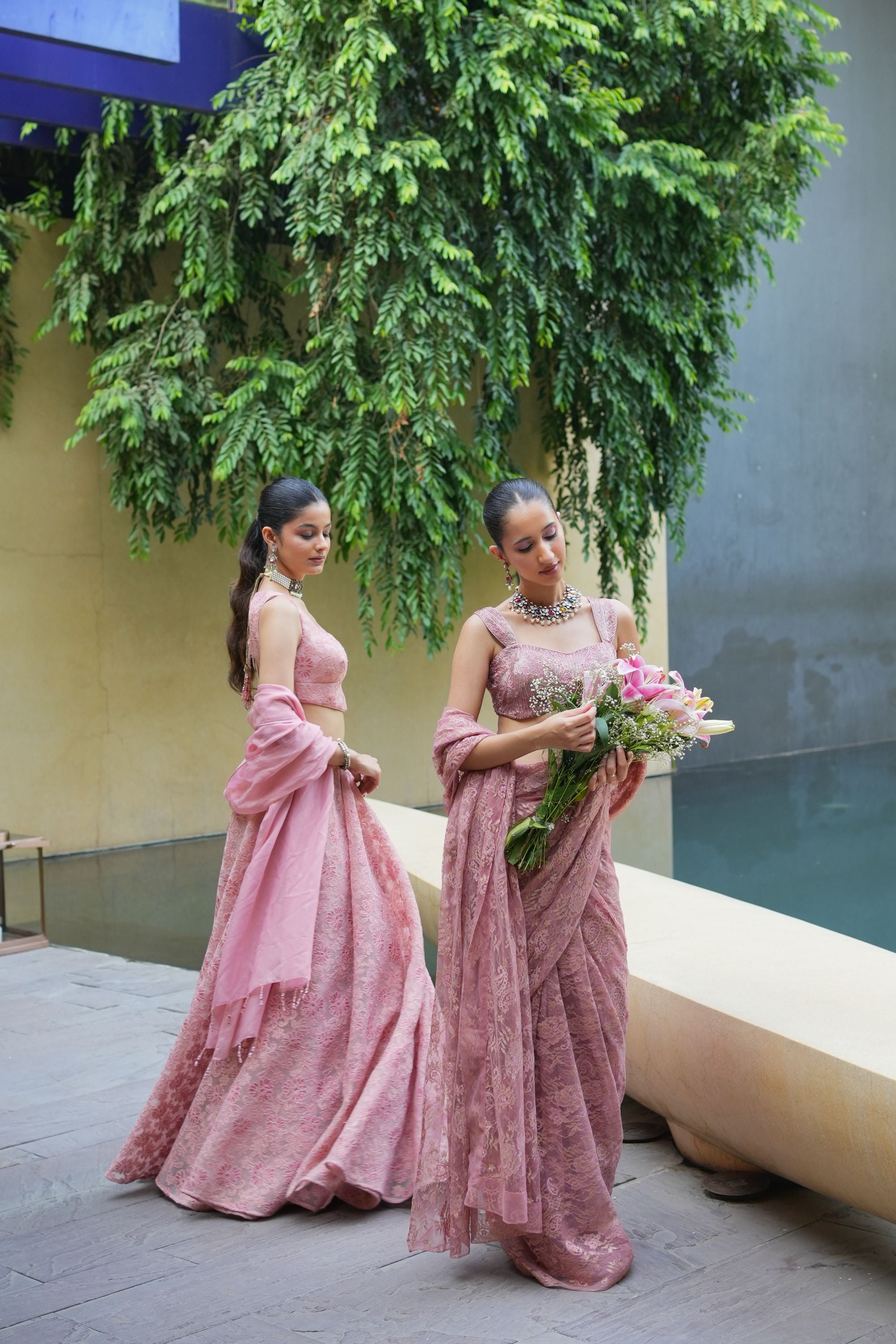 Blush Pink Lehenga Set