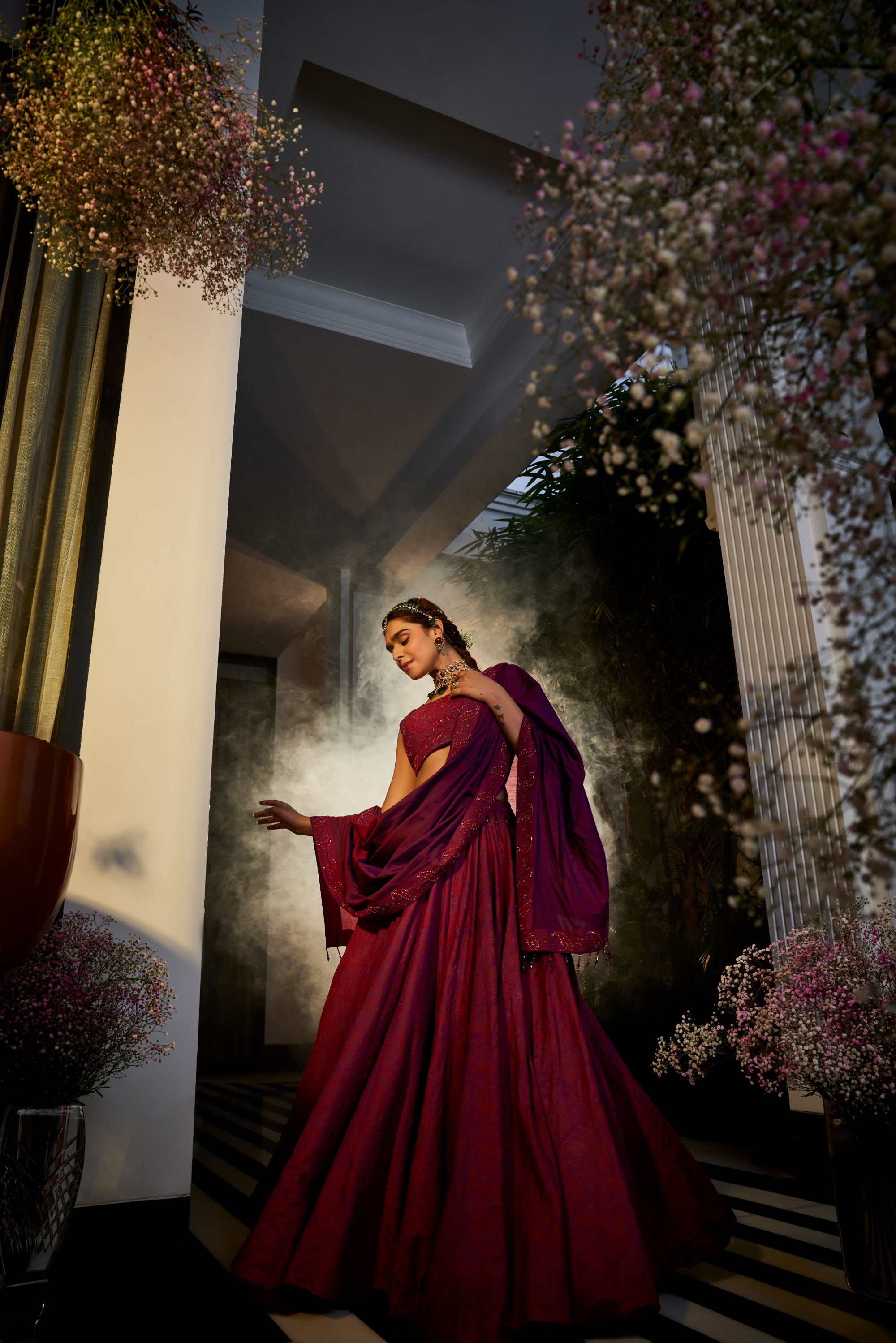 Paisly Woven Lehenga