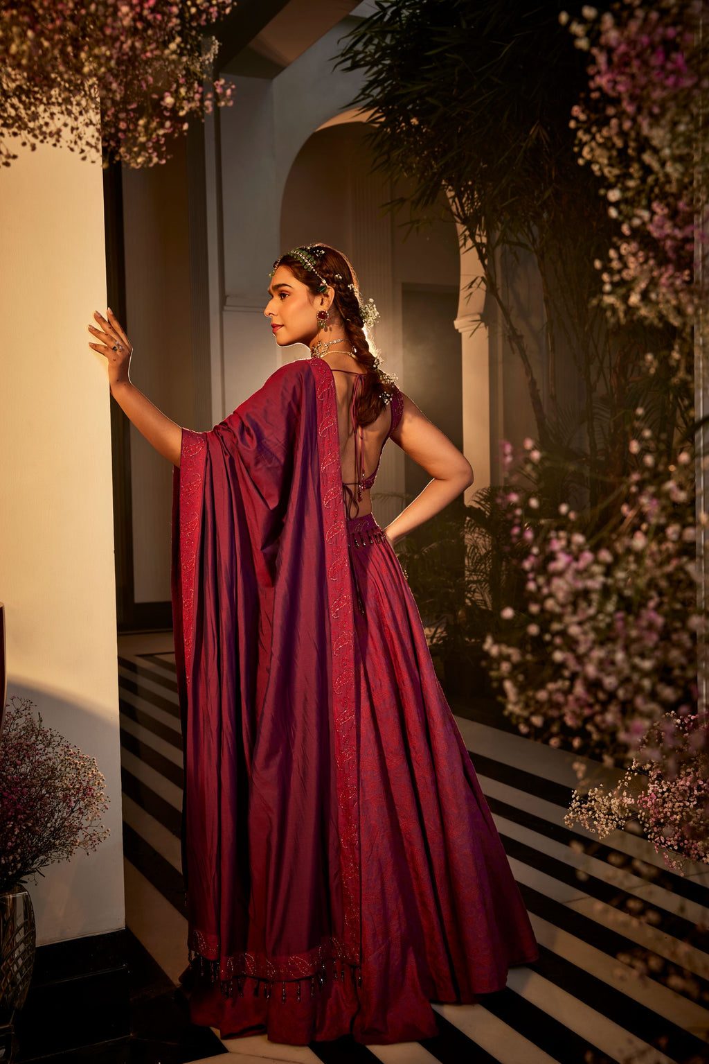 Paisly Woven Lehenga