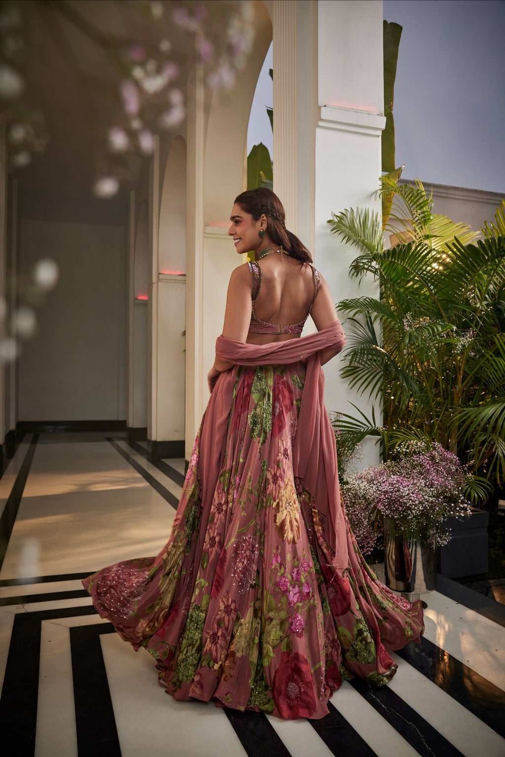 Handwork Floral Lehenga Set