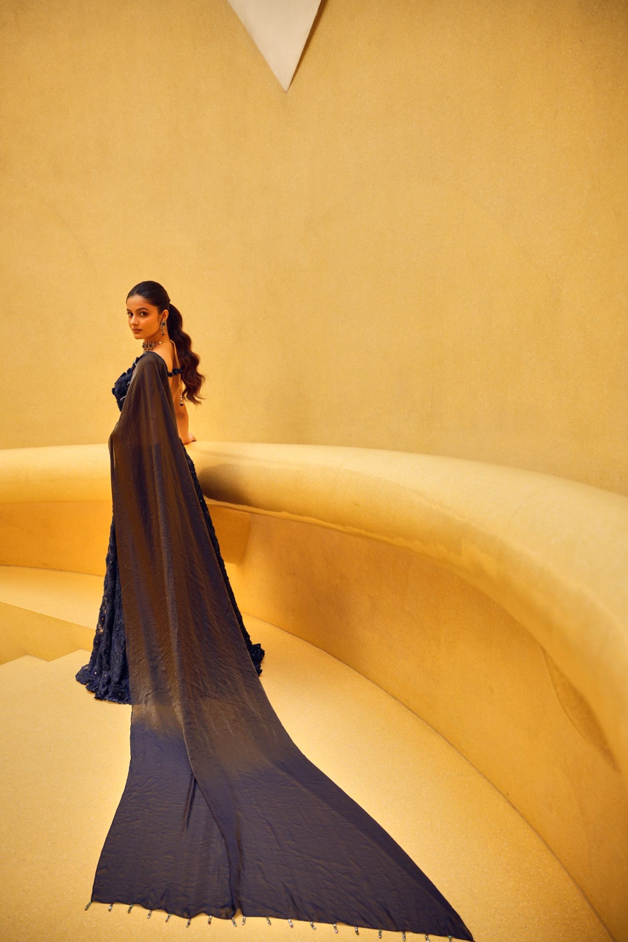 Deep Blue Lehenga Set