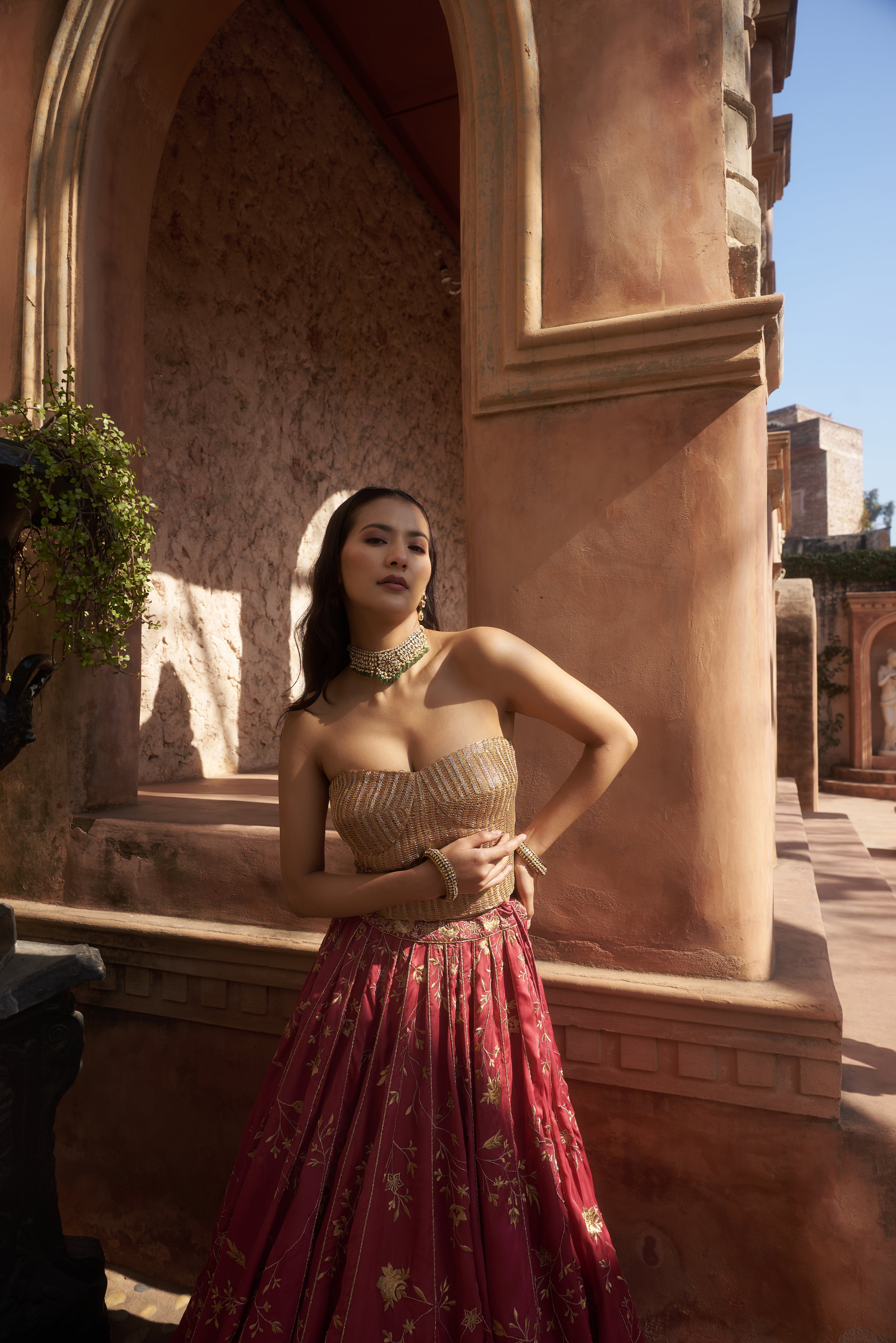 Rosé Royale Lehenga