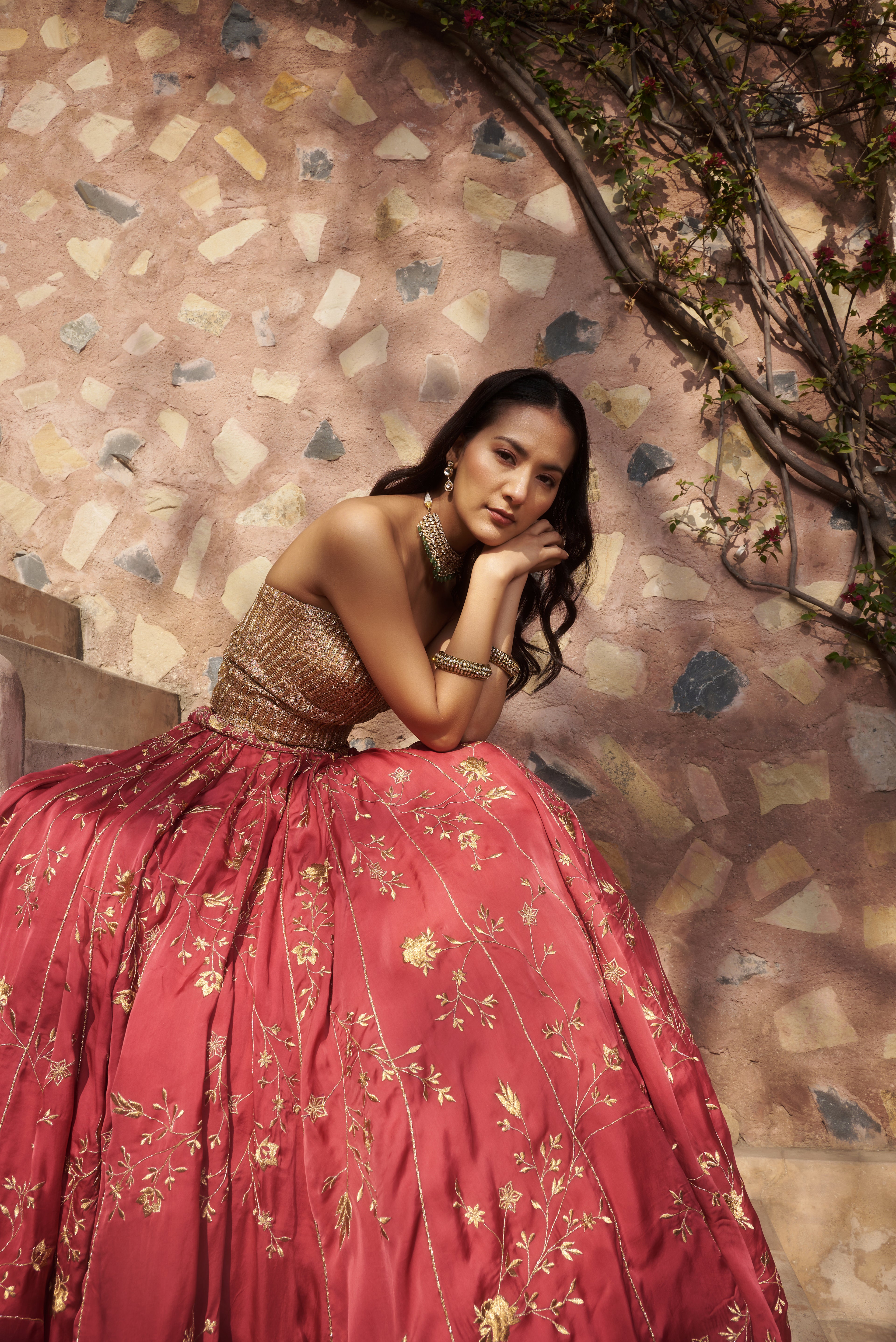 Rosé Royale Lehenga