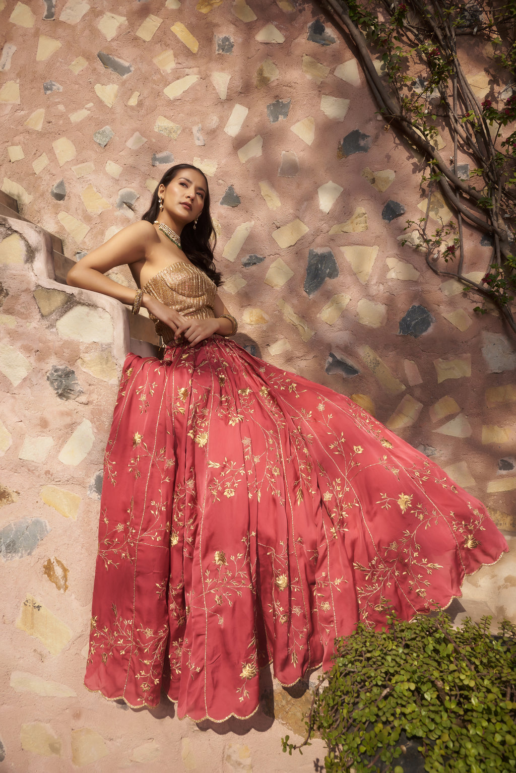 Rosé Royale Lehenga
