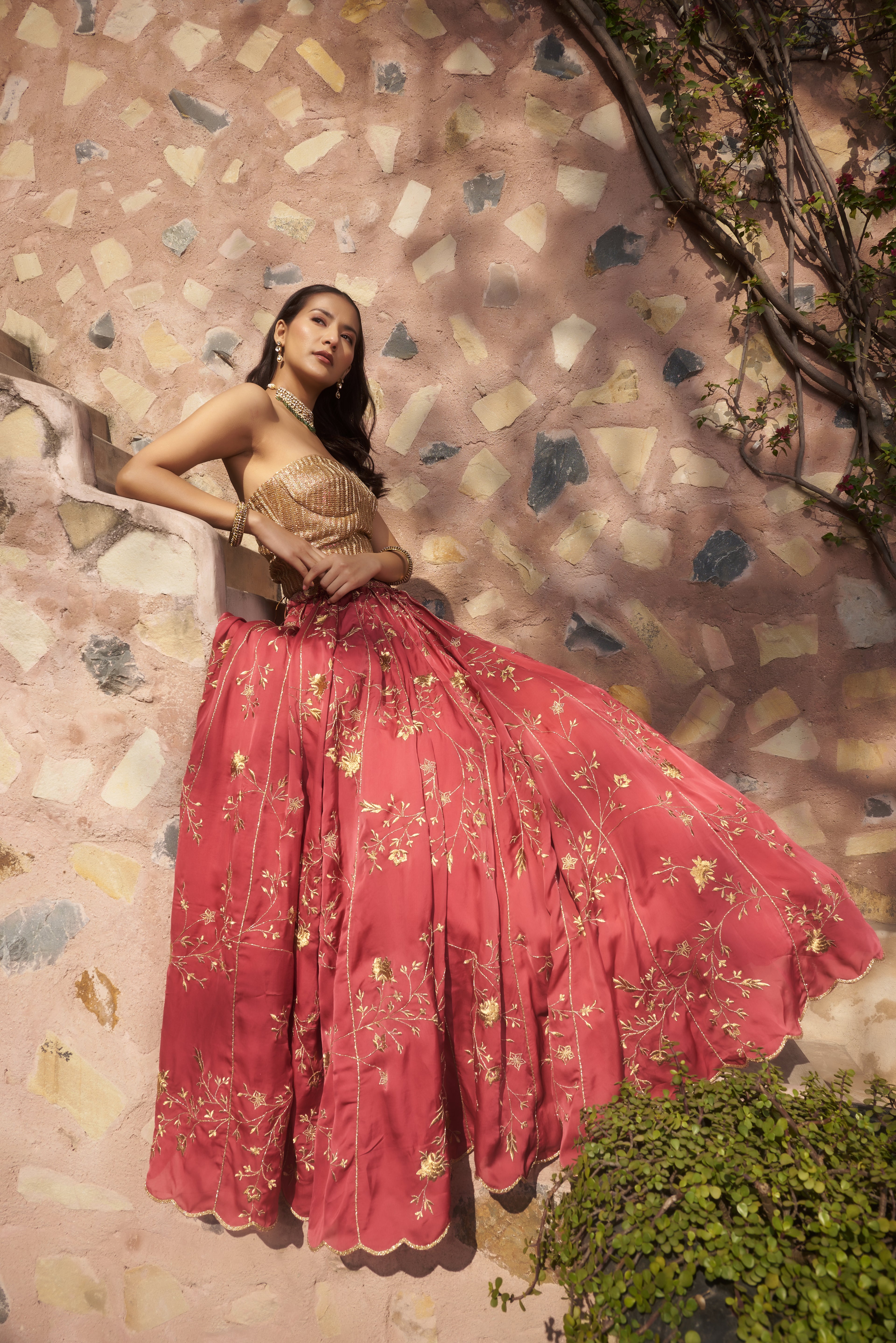 Rosé Royale Lehenga