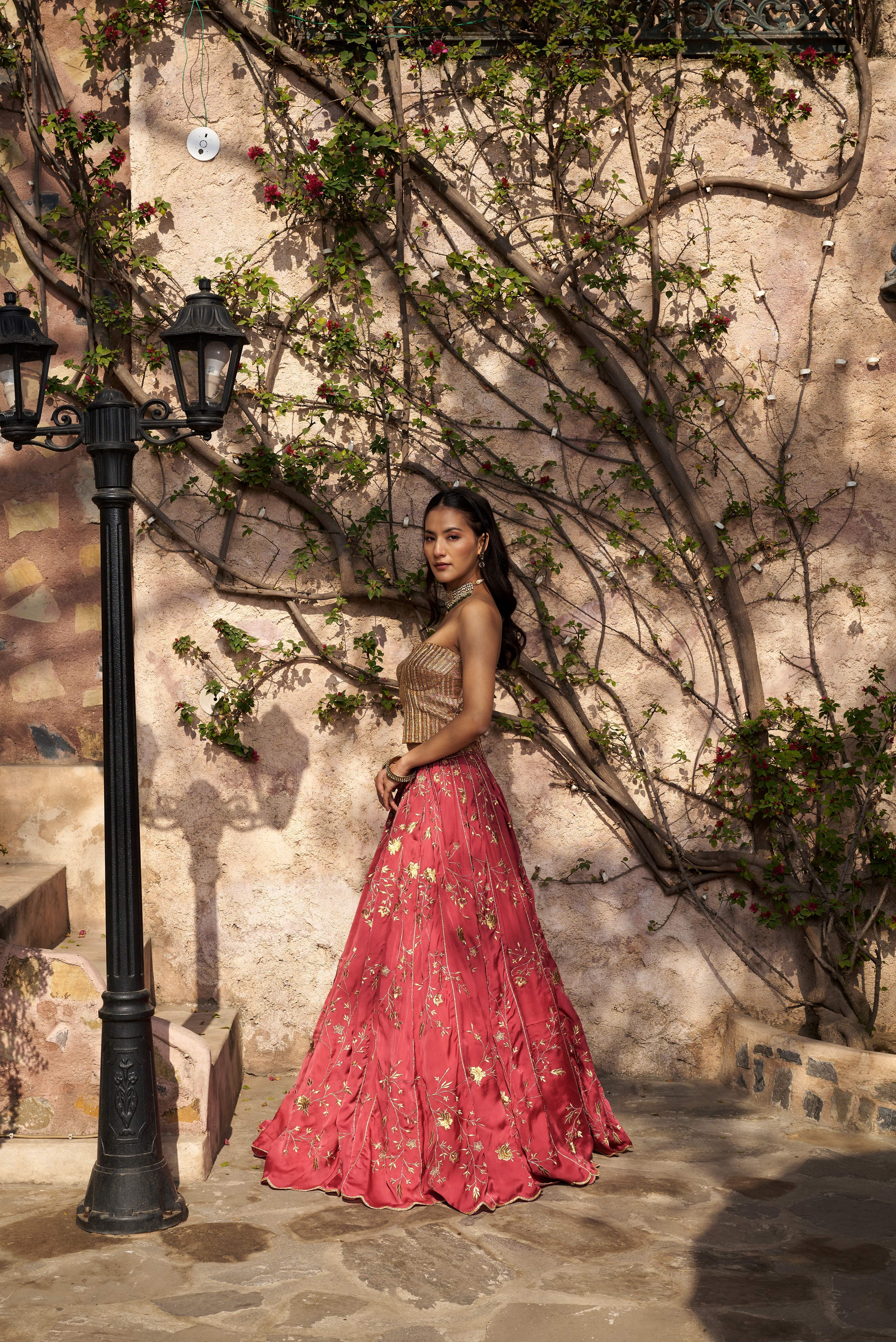 Rosé Royale Lehenga